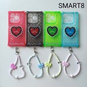 เคสโทรศัพท์สำหรับผู้หญิงพร้อมสายรัดข้อ<span class=keywords><strong>มือ</strong></span>รูปหัวใจสี่มุมสำหรับ Pixel 3 4 5 6 7 8A Pro - Product Image 2