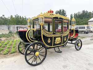 Chariot de mariage personnalisé similaire à une calèche royale électrique pour la visite des sites, à vendre - Product Image 6