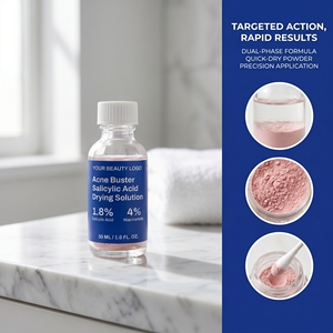 ทรีทเมนต์ลดรอย<span class=keywords><strong>สิว</strong></span>จากกรดซาลิไซลิกสำหรับสิว<span class=keywords><strong>ฮอร์โมน</strong></span> พร้อมไนอะซินาไมด์เพื่อป้องกันรอยแผลเป็นและกระชับรูขุมขน สูตรวีแกน รับผลิตโลโก้ตามสั่ง - Product Image 5