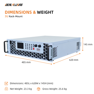 Alimentation programmable 12,5 VDC 375 A 600 A avec écran LCD, haute performance multiple pour les tests de R&D électroniques - Product Image 2