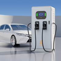 Estación de Carga Rápida para Vehículos Eléctricos de 60kw 80kw 120kw 160kw 240kw, Cargador Rápido de CC CCS1/CCS2/CHADeMo/GBT para Autos Eléctricos