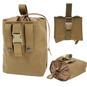 Sac de ceinture tactique pliable MOLLE en nylon avec cordon de serrage pour la chasse et le camping - Product Image 1