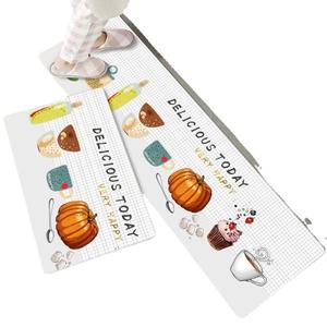 Moderne Anti-Slip Deurmatten Voor Badkamer Keuken Slijtvast Lange Vlek Gedempt Nieuwigheid Patroon Polyester Huishoudelijk Wasbaar - Product Image 5