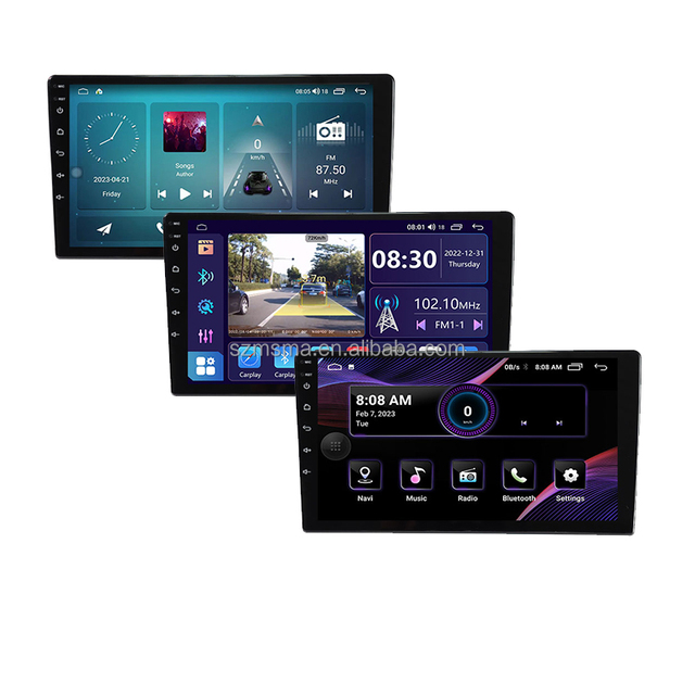 Android Car Video Head Unit 9 10inch 2DIN Universal Car Radio Stereo Multimedia Player Touch Screen GPS Navigation Carplay