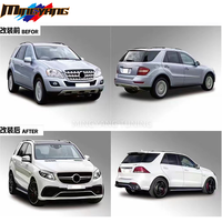 Kit carrosserie AMG 63 Facelift pour Mercedes Benz ML W164 (2005-2012) - Mise à niveau vers le modèle GLE W166 (2016-2019) - Pare-chocs inclus