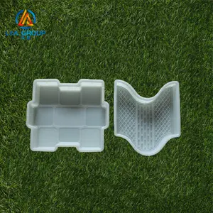 Paver block silicone plastic pvc stone mold suppliers for concrete tile decorative stone