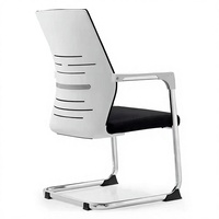 Chaise de bureau exécutive pivotante en cuir à dossier haut avec fonction massage et repose-pieds pour bureau à domicile