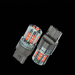 For Tacoma 2016-2021 7443 7444 LED Brake/Tail Lights with 9006 <b>Socket</b> Brilliant Red - Product Image 3