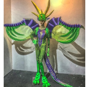 Costume de dinosaure Série Jurassic Défilé Cosplay Halloween Costumes de fête Costume de dragon volant Monstre Vêtements - Product Image 1