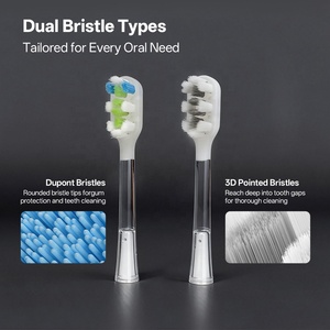 Cepillo de Dientes Eléctrico ODAY de Lujo, 5 Velocidades, Montado en la Pared, Acabado Metálico, Cepillo de Dientes Eléctrico Sónico con Cerdas Dupont de Corte 3D - Product Image 4