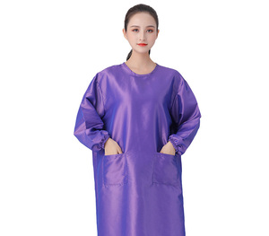<span class=keywords><strong>Tablier</strong></span> de travail à manches longues pour <span class=keywords><strong>coiffeur</strong></span>, personnalisable avec logo, pour la coupe et la coloration des cheveux, avec poche - Product Image 5
