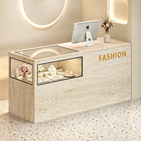 Comptoir de caisse pour bijouterie haut de gamme, comptoir de bar pour magasin de vêtements, comptoir pour petits accessoires, comptoir d'accueil