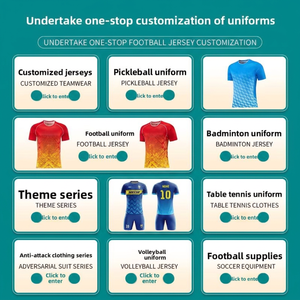 Seragam Sepak Bola Unisex Poliester Sublimasi Termal Profesional Tanpa Cetakan, Pakaian Fans, Pesanan Khusus - Product Image 6