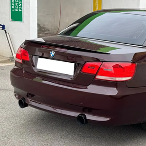 Diffuseur de style pour <span class=keywords><strong>BMW</strong></span> <span class=keywords><strong>E36</strong></span> E46 E90 E92 318i 320i <span class=keywords><strong>325i</strong></span> jusqu'à 335i, en acier inoxydable 304 / fibre de carbone, double sortie d'échappement - Product Image 4