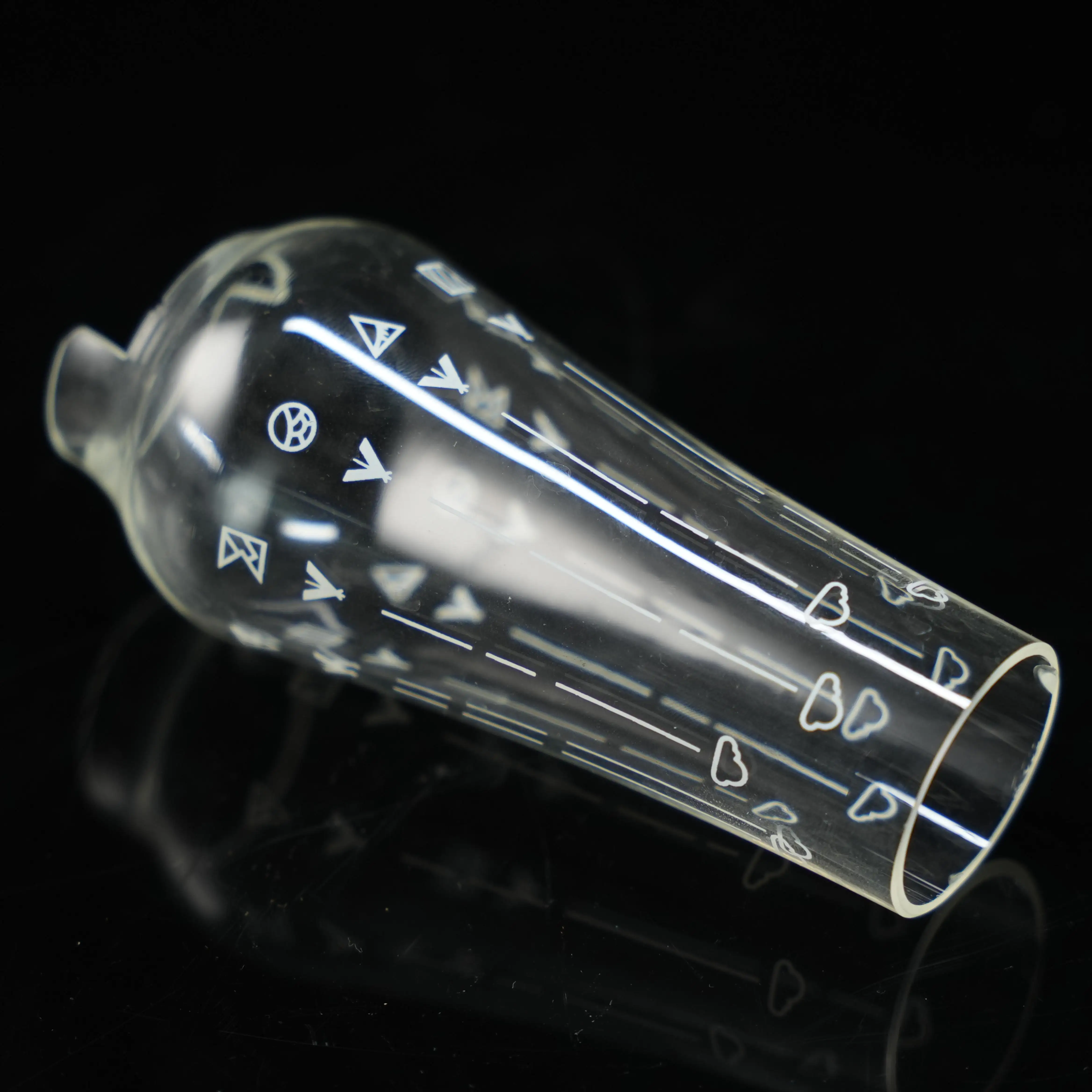 مصباح كيروسين زجاجي كبير الحجم الشفاف الشكل مخصص من الشركة المصنعة لإضاءة المنزل لديكور المنزل