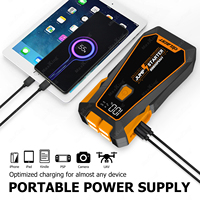 Banque d'énergie de démarreur de saut léger trois en un pour Smartphones motos quatre modes batterie au Lithium de lumière LED-environ 1000g