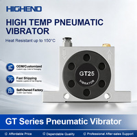 Roue de turbine en alliage d'aluminium série GT résistante aux hautes températures, vibrateur pneumatique GT4/6 GT8/10 GT13/16 GT20/25 GT30/36