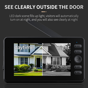 Thông minh không dây hình ảnh chuông cửa với màn hình cảm ứng video thông minh hệ thống intercom Đối với trang chủ sử dụng Battery Powered 1-năm bảo hành - Product Image 5