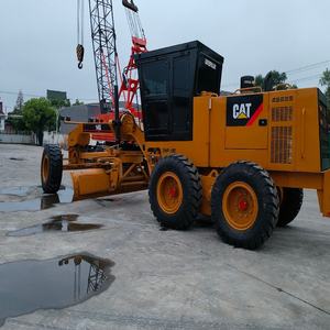 Niveleuse Caterpillar 14G 2022 à faible nombre d'heures de fonctionnement, d'origine japonaise, <span class=keywords><strong>vitesse</strong></span> de déplacement de 44 km/h, réservoir de carburant de 300 L, à vendre - Product Image 1