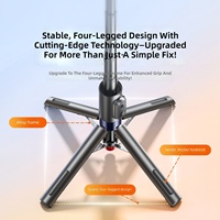 ATUMTEK Trépied perche à selfie en alliage d'aluminium 60 pouces extensible 1500 mm avec rotation à 360° pour télécommande iPhone/Android