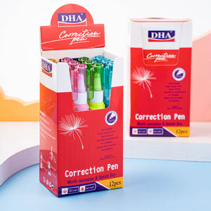 ร้อนขายด่วนแห้งที่กำหนดเอง9มิลลิลิตรสีขาวการแก้ไขของเหลวปากกาการแก้ไขสำหรับเด็ก - Product Image 3