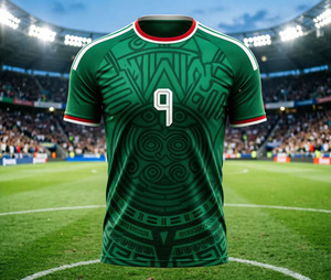 Shorts de football Mexique Custom2026, polyester de haute qualité, sublimation, respirant, séchage rapide, protection UV, unisexe adulte - Product Image 1