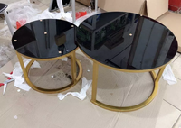 Table basse en marbre sur mesure pour salon