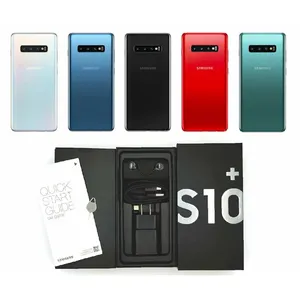 Vente en Gros Nouveau Smartphone d'origine Samsung s10 + Téléphone Portable Téléphone d'Occasion à Prix Réduit