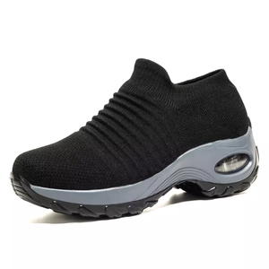 Zapatillas Deportivas de Mujer con Plataforma y Amortiguación de Aire, Estilo Moderno para Jazz, Fáciles de Poner, Tipo Calcetín - Product Image 1