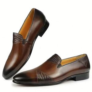 Luxury New Italian-Style Handcrafted Custom Genuine Leather Men's Oxford <b>Shoes</b> for Business Formal & Formal Occasions - Product Image 4