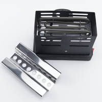 Plaque chauffante électrique portable avec thermostat réglable, boîtier métallique, classe d'efficacité énergétique pour usage domestique et fumer la chicha