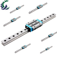 Rail linéaire de guidage linéaire de haute précision à longue durée de vie, série LM, avec roulement, blocs de glisse LM5AA HAA pour équipements d'automatisation
