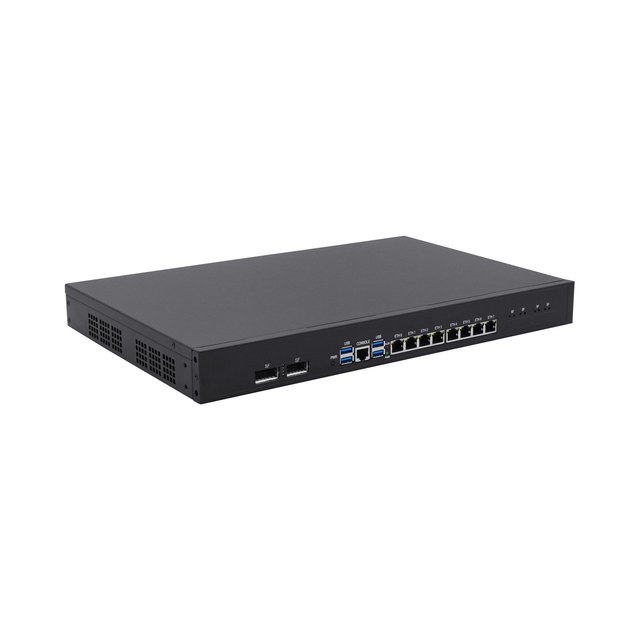 Enterprise 1U Firewall Appliance Xeon E5 2698 V4 Dual M 2 NVMe 2*DDR4 8 X I226V 2.5G 2*100G OPNsense Ubuntu Appliance