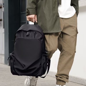 Men's <b>Backpack</b> <b>Large</b> Capacity 16-Inch Laptop Bag Black Casual Everyday Use - Product Image 4