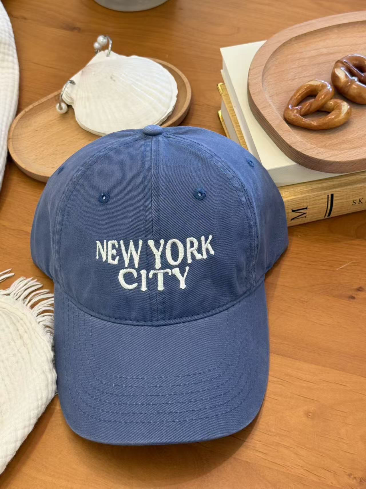 Light blue-newyorkcity letter embroidery