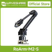 Servo Bus Serial Torsi Tinggi, Kit Lengan Robot Desktop RoArm-M2, Berbasis ESP32, 4-DOF