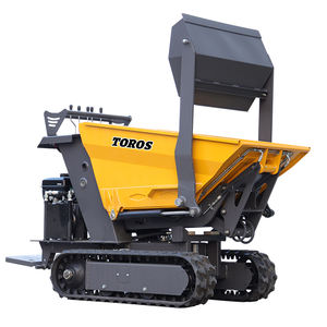 Mini-dumper diesel multifonctionnel TOROS, capacité <span class=keywords><strong>800</strong></span> kg, avec moteur et pompe, petit dumper sur chenilles pour transport libre - Product Image 1