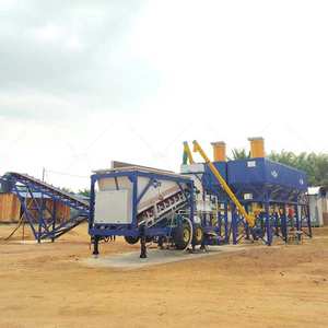 Centrale à béton mobile de 40 m3/h, petite centrale à béton montée sur camion, centrale à béton de 30 m3/h - Product Image 3