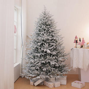 <span class=keywords><strong>Albero</strong></span> di Natale con Neve Cadente Decorazione <span class=keywords><strong>per</strong></span> Esterni e Interni <span class=keywords><strong>Albero</strong></span> di Natale Bianco Innevato con Luci - Product Image 2