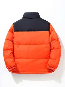 Veste décontractée noire tendance, blocs de couleur, prix bas, logo personnalisé, veste d'hiver matelassée pour homme - Product Image 6