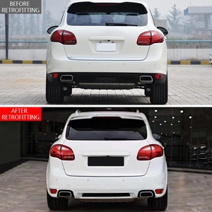Kit de Carrocería para Cayenne 2011-2014 958, Modificación y Mejora de Parachoques Delantero, Faldones Laterales, Guardabarros y Alerón Trasero - Product Image 3