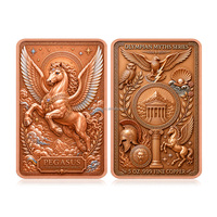Nouvelle collection 2026 de plaques sculptées en cuivre fin .999 de 5 oz sur le thème des dieux et des mythes olympiens de la mythologie grecque – Cadeau