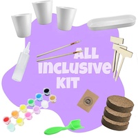 Kit de peinture et de plantation pour enfants, outils de jardinage pour la culture des fleurs, jouet de jardinage en plein air pour enfants, cadeau d'anniversaire pour fille et garçon, cadeau de Nouvel An