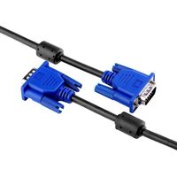 Câble coaxial VGA SIPU 1M 1.5M 2M 1080p avec connecteurs dorés, blindé, gaine PVC, mâle-mâle pour PC, HDTV, ordinateur, audio/vidéo