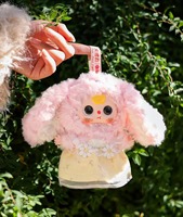 100% Authentique Baby Three Little Cutie 3ème Génération Mignonne Poupée en Vinyle et Peluche Boîte Mystère Breloques Porte-clés Pendentif Tendance et de Collection