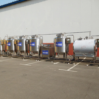 Machine d'équipement laitier de lait 1000L/H/ligne de production automatique de crème glacée/ligne de traitement et de pasteurisation du yaourt