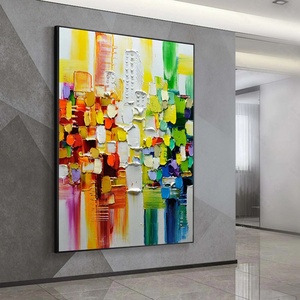 Decoración del Hogar, Lienzo Artístico de Lujo, Arte de Pared, Pinturas al Óleo Coloridas, Pintura Abstracta, Pintura Hecha a Mano, Decoración del Hogar, Arte de Pared - Product Image 2