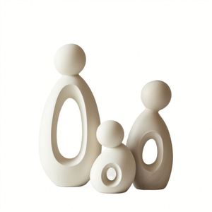 Elegante Estatua Familiar Artística de Resina - Tema Amoroso, Decoración para el Hogar y Regalo Coleccionable - Product Image 5