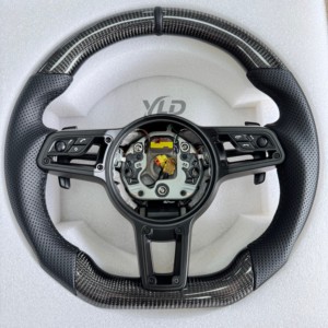 Volant de direction personnalisé YLD pour <span class=keywords><strong>Porsche</strong></span> 911.2 971 959 718 Macan Cayman 991, volant de direction amélioré - Product Image 3