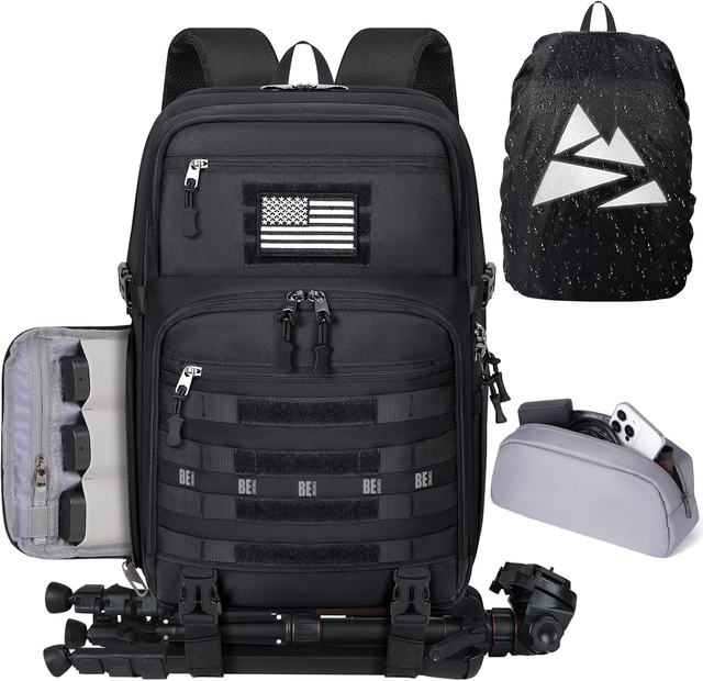 Waterproof 15.6 Inch Photographer Tactical Camera Bag